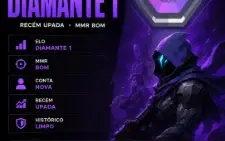 Conta valorant Diamante NOVA com MMR BOM - Sem Skins