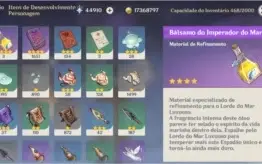 Genshin Impact Ar 57 com 45.910 gemas essencial