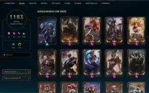 Conta no LoL 1068 skins - Gold 1