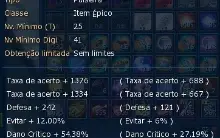 Conta digimon LADMO serv omega LuceShin conta full