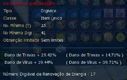 Conta digimon LADMO serv omega LuceShin conta full