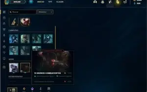 Conta Unranked (EX DIAMANTE) com 51 Champs e 11 Skins + RP