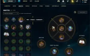 Conta Unranked (EX DIAMANTE) com 51 Champs e 11 Skins + RP