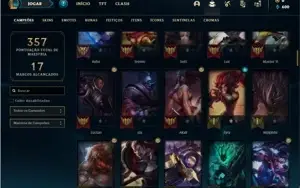 Conta bronze 1 com 110 Champs e 53 Skins