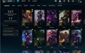 Conta bronze 1 com 110 Champs e 53 Skins