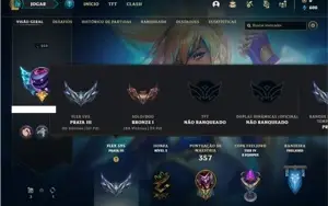 Conta bronze 1 com 110 Champs e 53 Skins