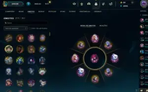 Conta league of legends 763 skins, mestre ultima season