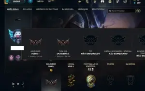 Conta Ferro 1 com 135 Champs e 74 Skins + 825 RP