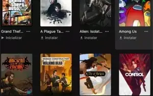 CONTA STEAM + EPIC GAMES COM 43 JOGOS STEAM E 53 EPIC GAMES