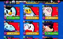 Conta Brawl Stars - 65/91 Brawlers