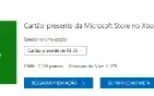 Cartão presente pré pago R$30