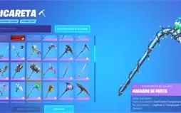 Conta de Fortnite+Minty+124 skins + Epic com GTA E RED DEAD