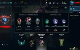 CONTA PLATINA 1 COM 123 SKINS