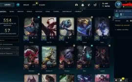CONTA PLATINA 1 COM 123 SKINS