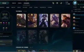 Conta borda gold 97 champ + 111skins+100icones+ 5 skins gold
