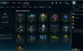 Conta borda gold 97 champ + 111skins+100icones+ 5 skins gold