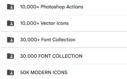 Presets, fontes, mockups e templates em um pack exclusivo