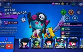 Conta Brawl Stars Antiga E Gemada 34K De Troféus 77 Brawlers