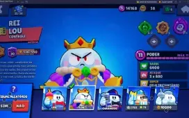 Conta Brawl Stars Antiga E Gemada 34K De Troféus 77 Brawlers