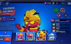 Conta Brawl Stars Antiga E Gemada 34K De Troféus 77 Brawlers