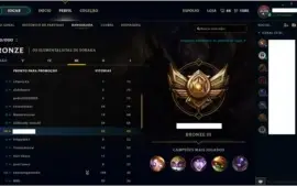 Conta lvl 30 Bronze 3