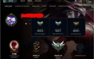 Vendo Conta LoL prata com email de criaçao