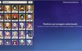 Genshin Impact AR 55  / 11 personagens 5 star.