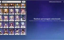 Genshin Impact AR 55  / 11 personagens 5 star.