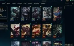 Vendo conta de lol (valor DESAPEGO)