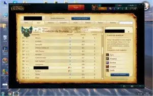 Conta Platina 5,41 campeões e 16 skins