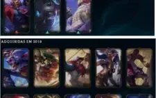 Vendo Conta LoL level 393 + 13 Gemas + Skin Ultimate+ 580 RP