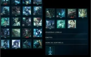 Vendo Conta LoL level 393 + 13 Gemas + Skin Ultimate+ 580 RP