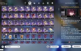 Honkai Star Rail Kafka+Cisne Negro+2 Arma Assina+Acheron