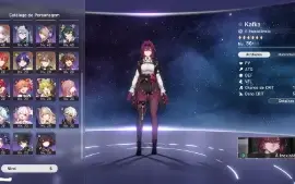 Honkai Star Rail Kafka+Cisne Negro+2 Arma Assina+Acheron