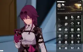 Honkai Star Rail Kafka+Cisne Negro+2 Arma Assina+Acheron