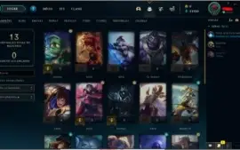 conta lol platina 2 65% ganhando 23/24 pdl por partida