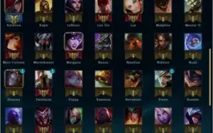 Gold IV - 73 Champions, 13 Skins e 3pgs de runa.
