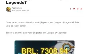 Conta League of Legends 900 skins + Conta Valorant