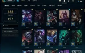Conta League of Legends 900 skins + Conta Valorant
