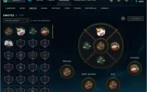 Conta League of Legends UNRANKED Otimas skins
