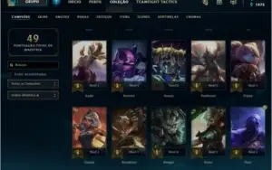 Conta League of Legends UNRANKED Otimas skins