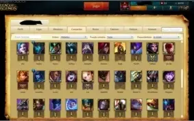 CONTA PLATINA 4, 89 CHAMPS, 33 SKINS COM SENTINELA HEXTEC