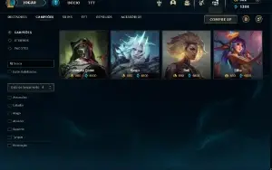 Vendo conta LoL 248 Skins, TODOS Campeões
