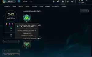 Vendo conta LoL 248 Skins, TODOS Campeões