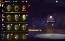 Conta de FF gemada com várias incubadoras e skins