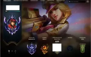 LOL acc DIAMANTE, SKINS DE PRESTÍGIO E RP