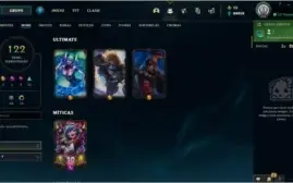 CONTA TOP LOL (OTODOS OS CAMPEÕES ) + SKIN VITORIOSAS