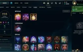 CONTA TOP LOL (OTODOS OS CAMPEÕES ) + SKIN VITORIOSAS