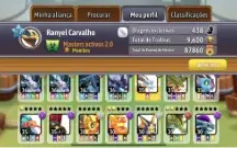 Conta de dragon city gemada