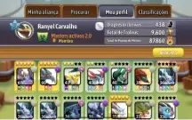 Conta de dragon city gemada